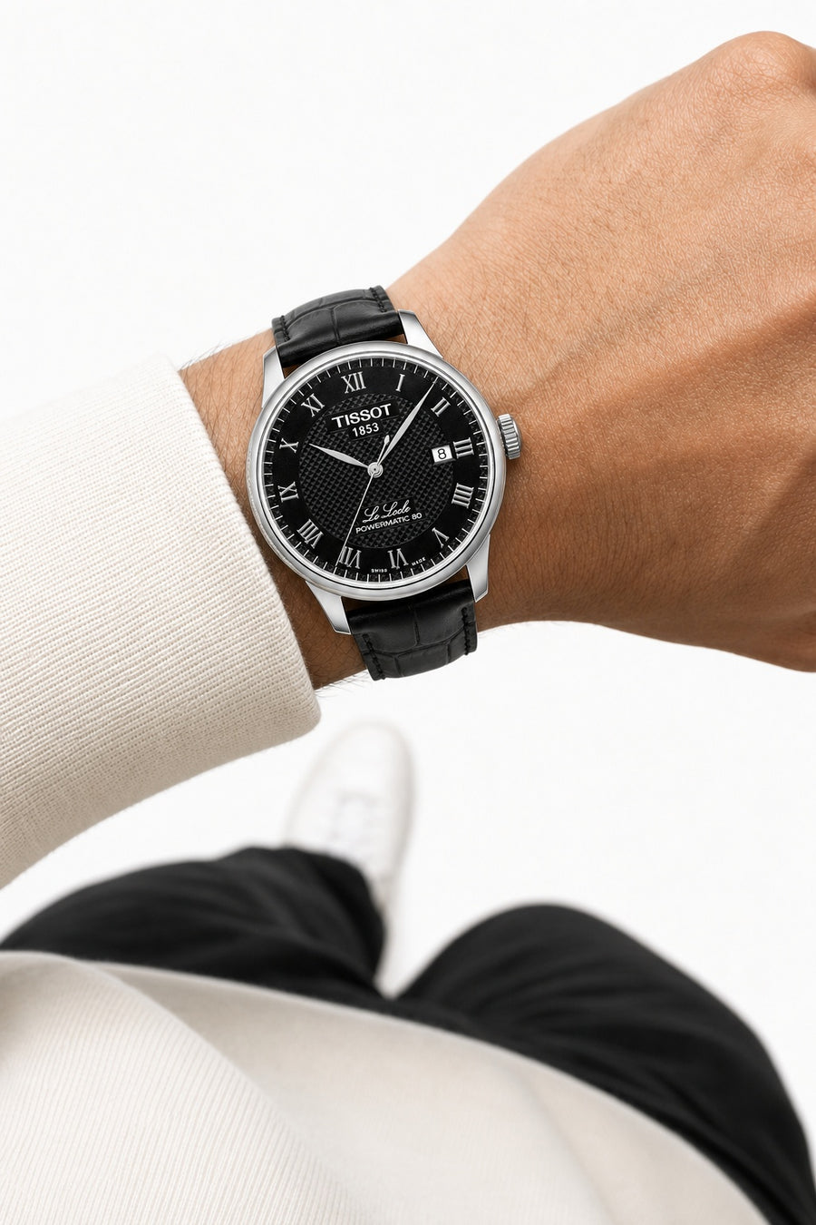 Tissot Le Locle 39.3mm T006.407.16.053.00 wrist shot