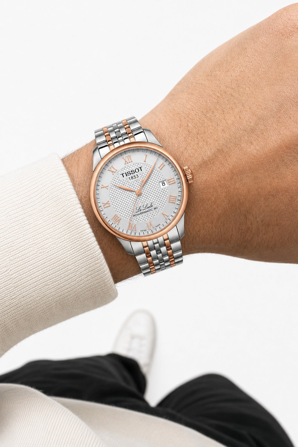 Tissot Le Locle 39.3mm T006.407.22.033.00 wrist shot