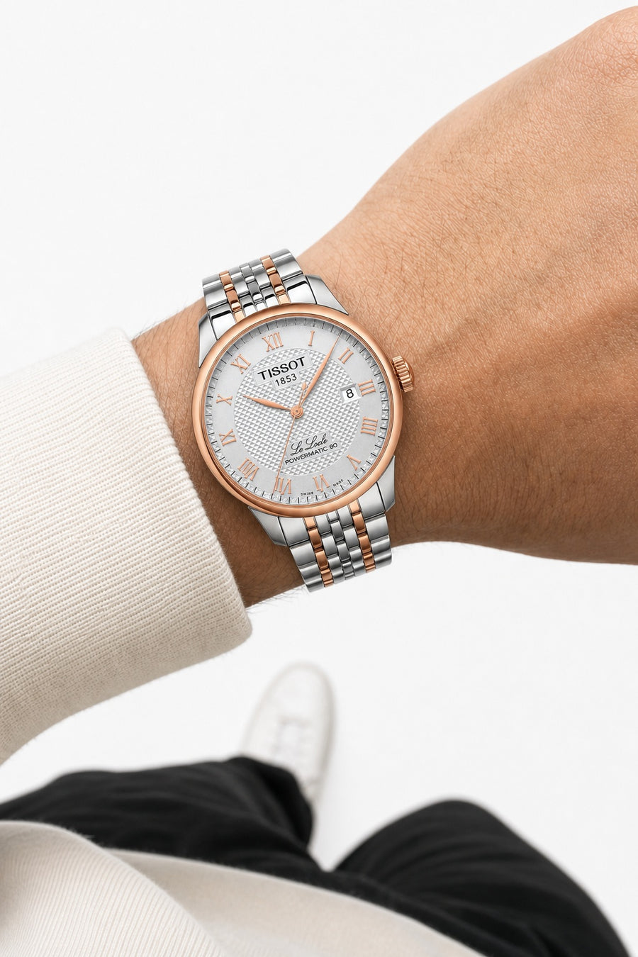 Tissot Le Locle 39.3mm T006.407.22.033.00 wrist shot