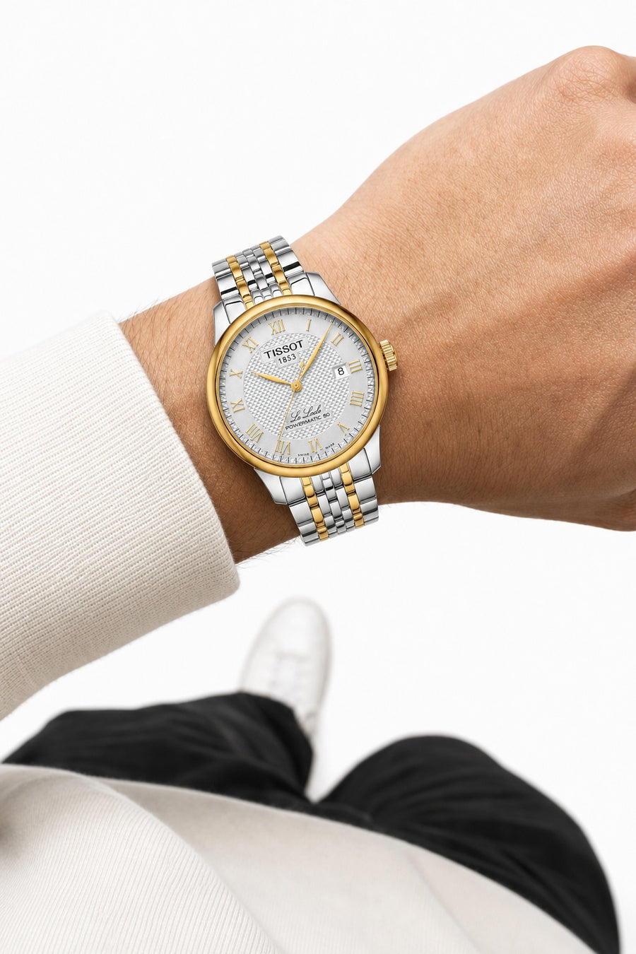 Tissot Le Locle 39.3mm T006.407.22.033.01 wrist shot