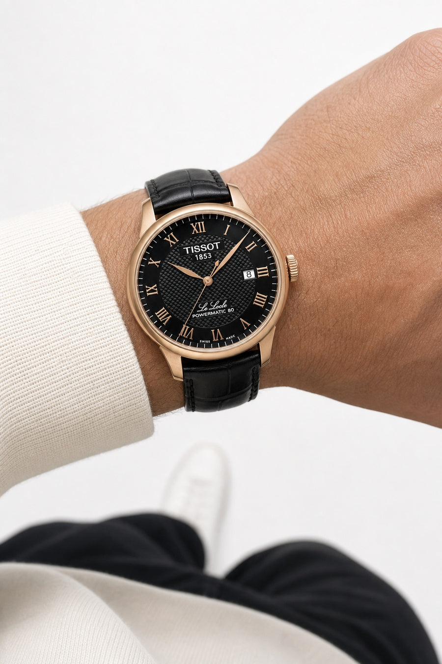 Tissot Le Locle Powermatic 80 T006.407.36.053.00 wrist shot