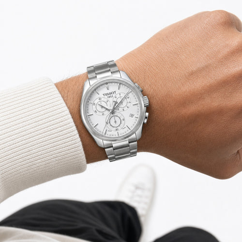 Tissot Couturier Chronograph T035.617.11.031.00 wrist shot