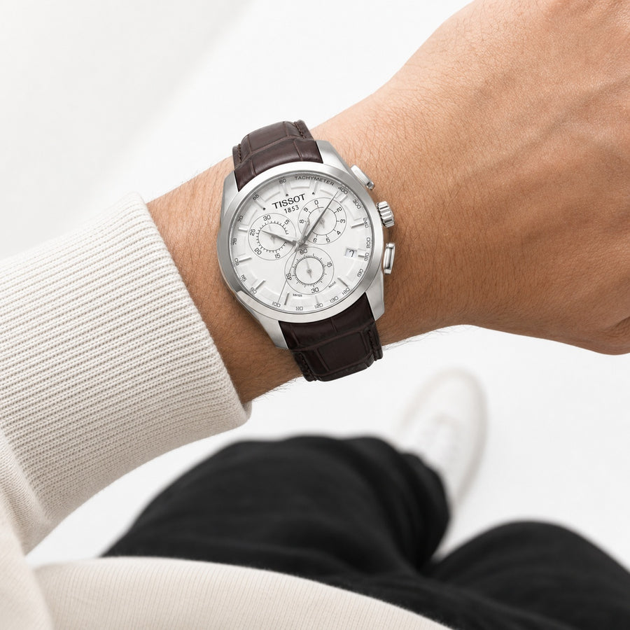 Tissot Couturier Chronograph T035.617.16.031.00 wrist shot
