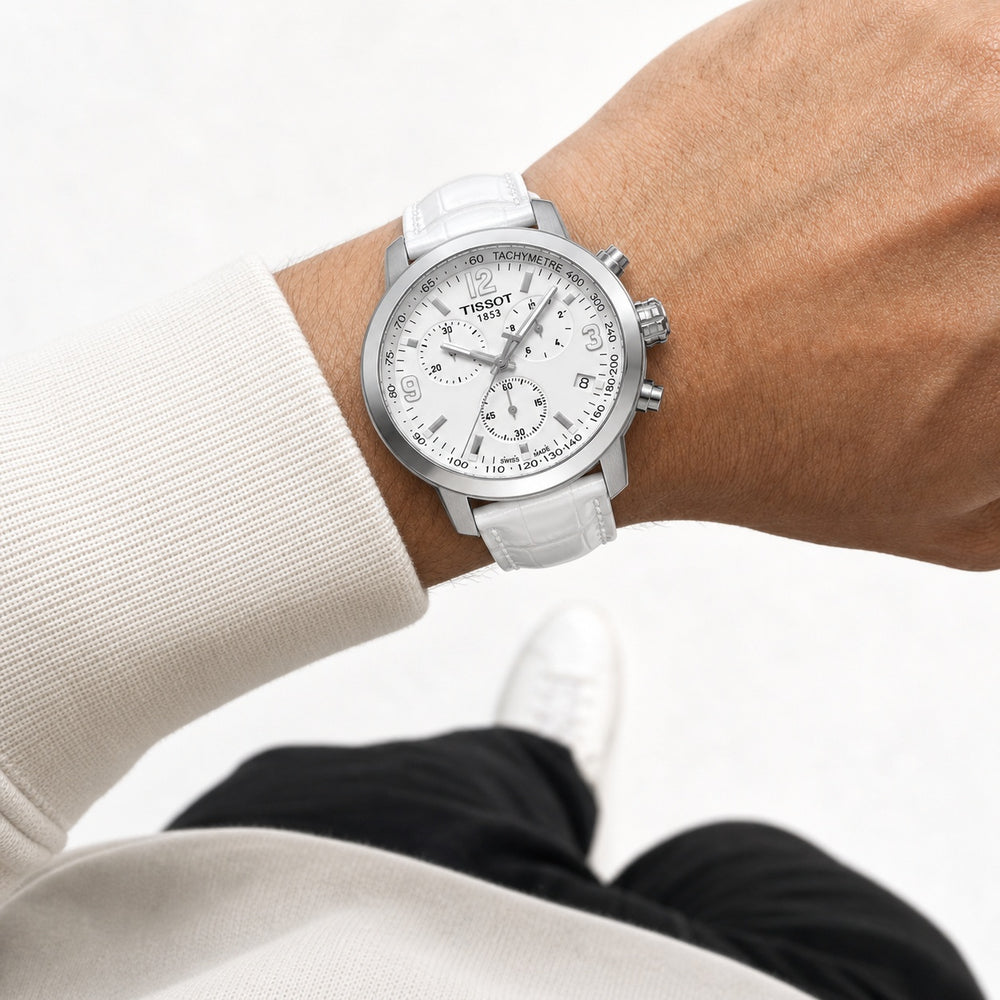 Tissot Watch 42mm T055.417.16.017.00 wrist shot