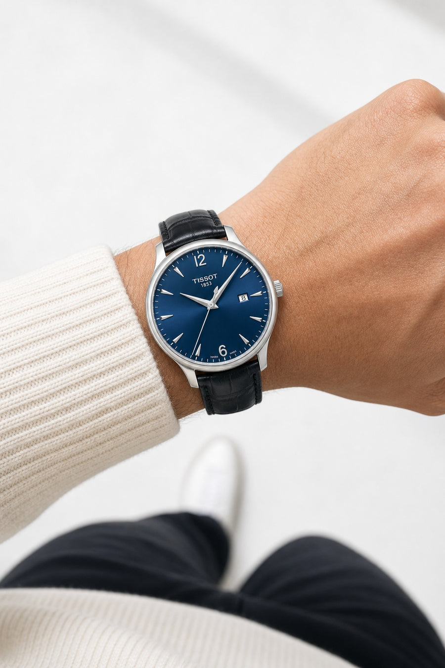 Tissot Tradition T063.610.16.047.00 wrist shot
