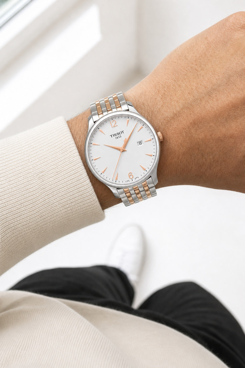 Tissot Tradition T063.610.22.037.01 wrist shot