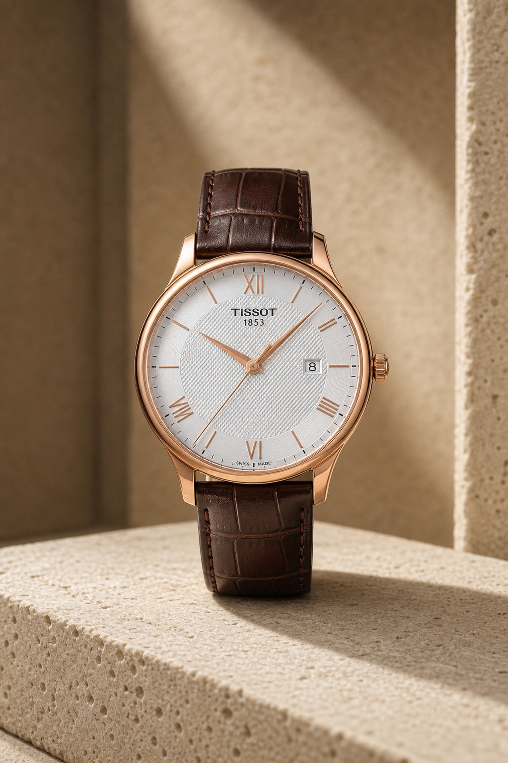 Tissot Tradition 42mm T063.610.36.038.00 product view 3