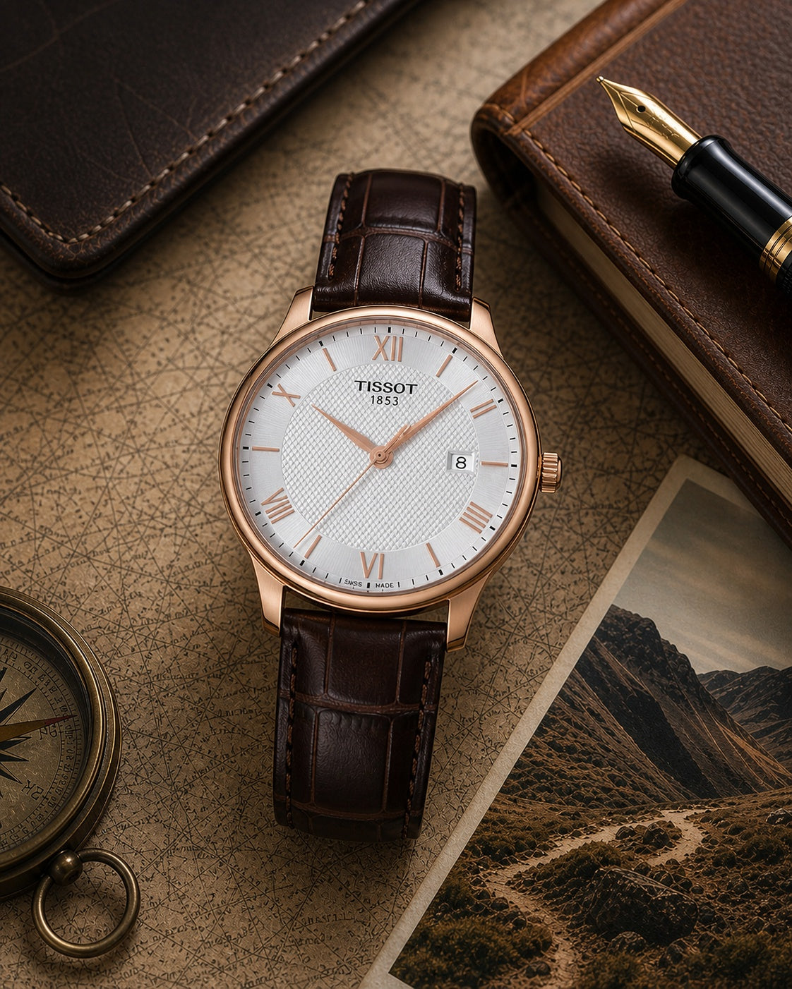 Tissot Tradition 42mm T063.610.36.038.00 product view 4