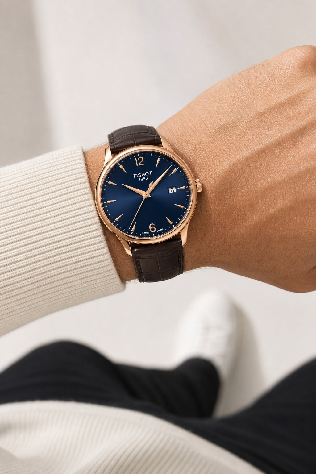 Tissot Tradition T063.610.36.047.00 wrist shot
