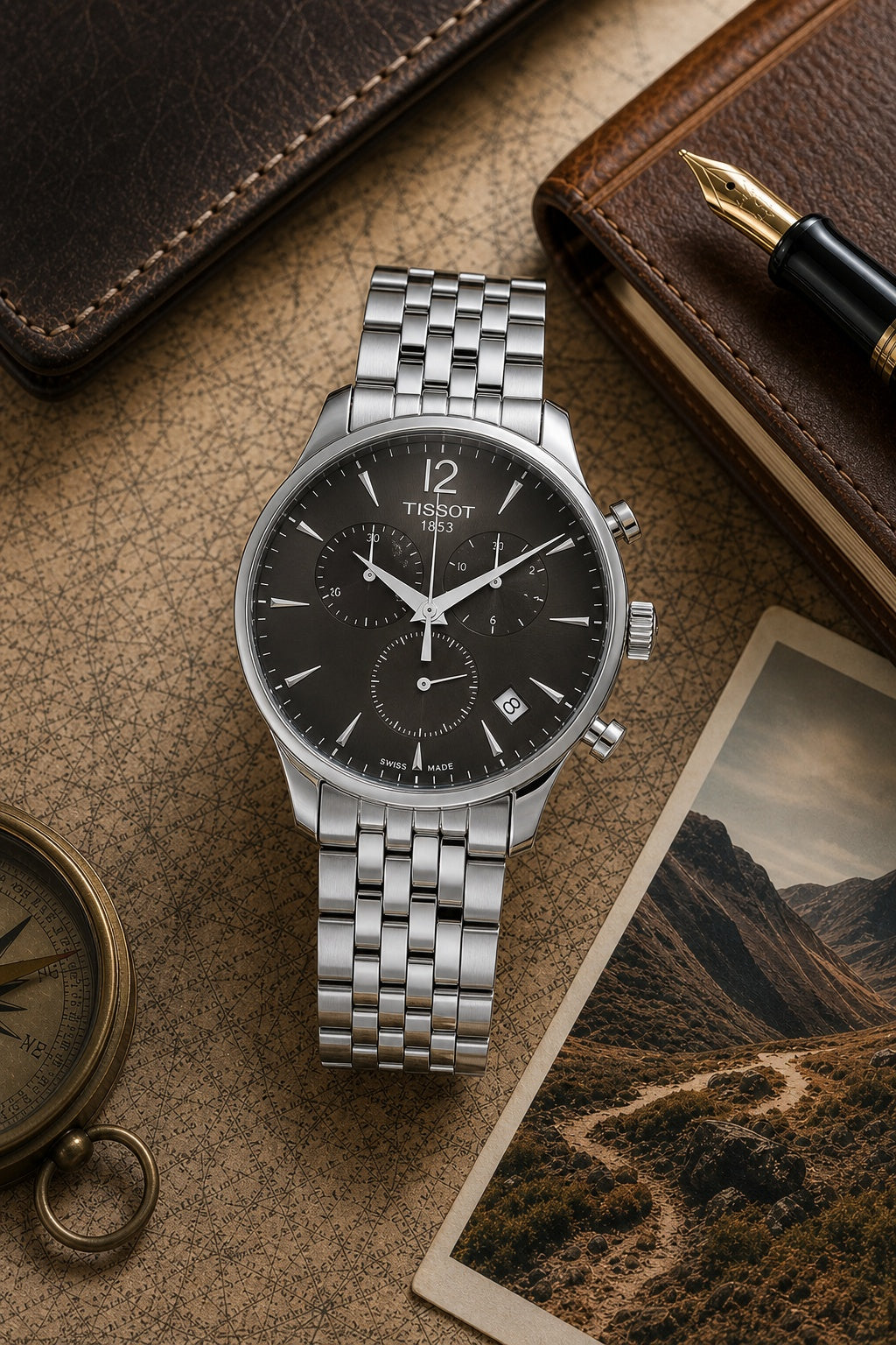 Tissot Tradition Chronograph T063.617.11.067.00 product view 4