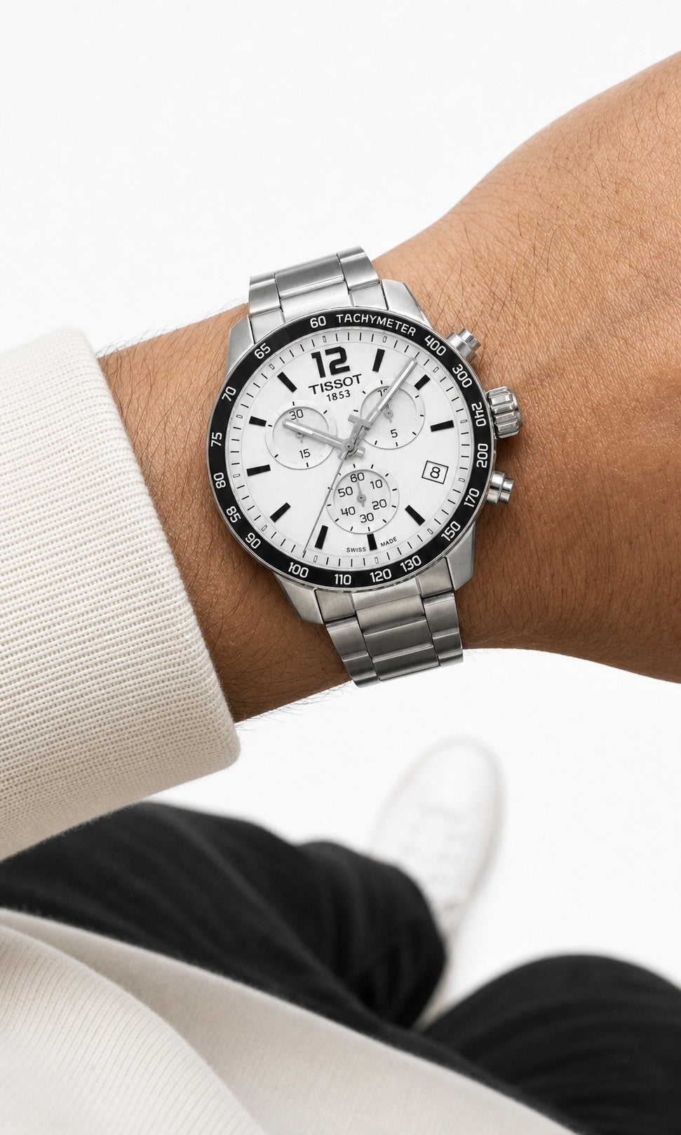 Tissot Watch 42mm T095.417.11.037.00 wrist shot