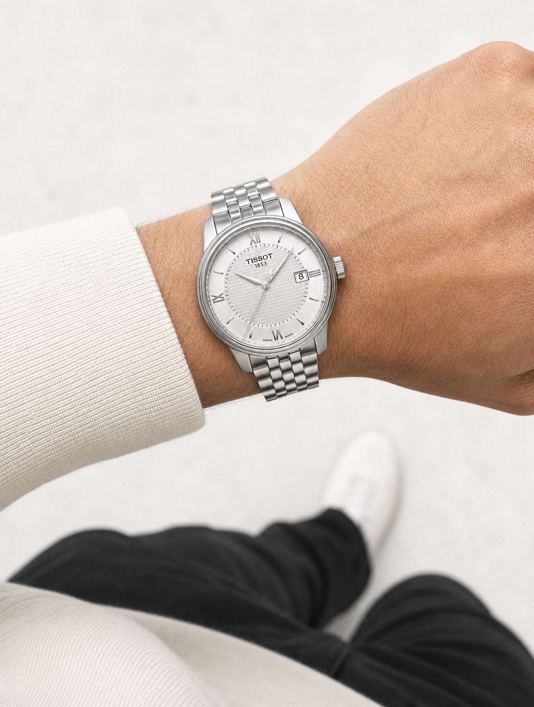 Tissot Bridgeport T097.410.11.038.00 wrist shot