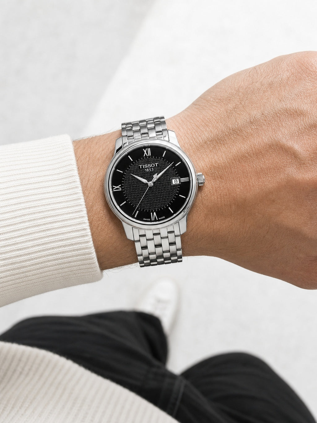 Tissot Bridgeport T097.410.11.058.00 wrist shot