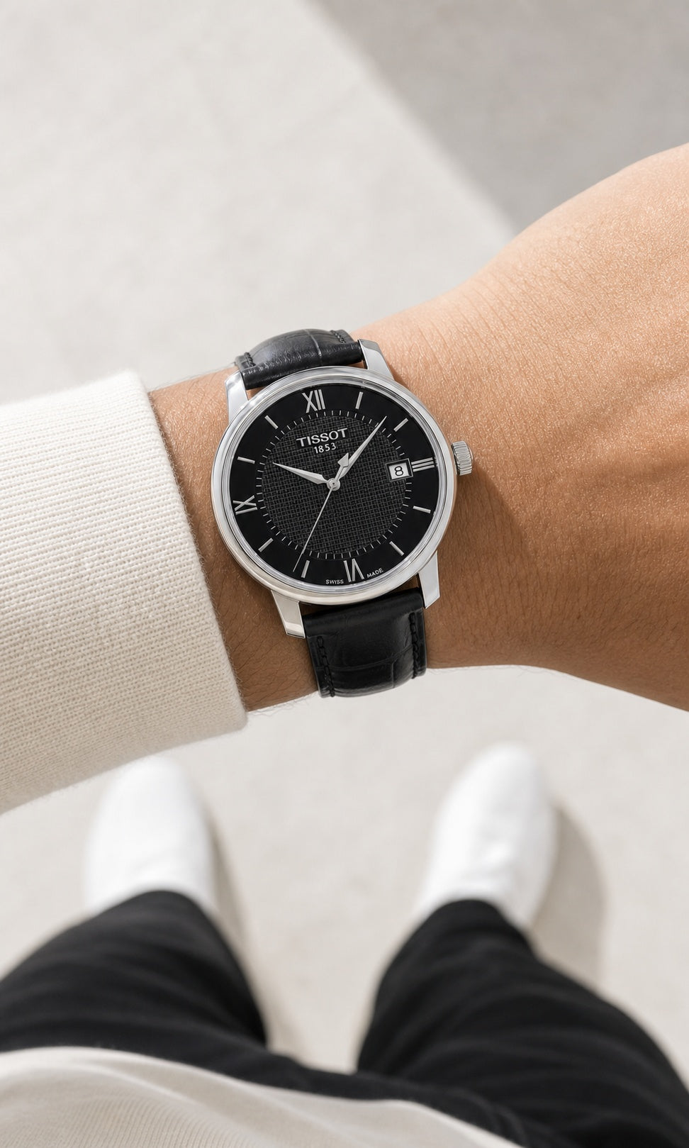Tissot Bridgeport T097.410.16.058.00 wrist shot