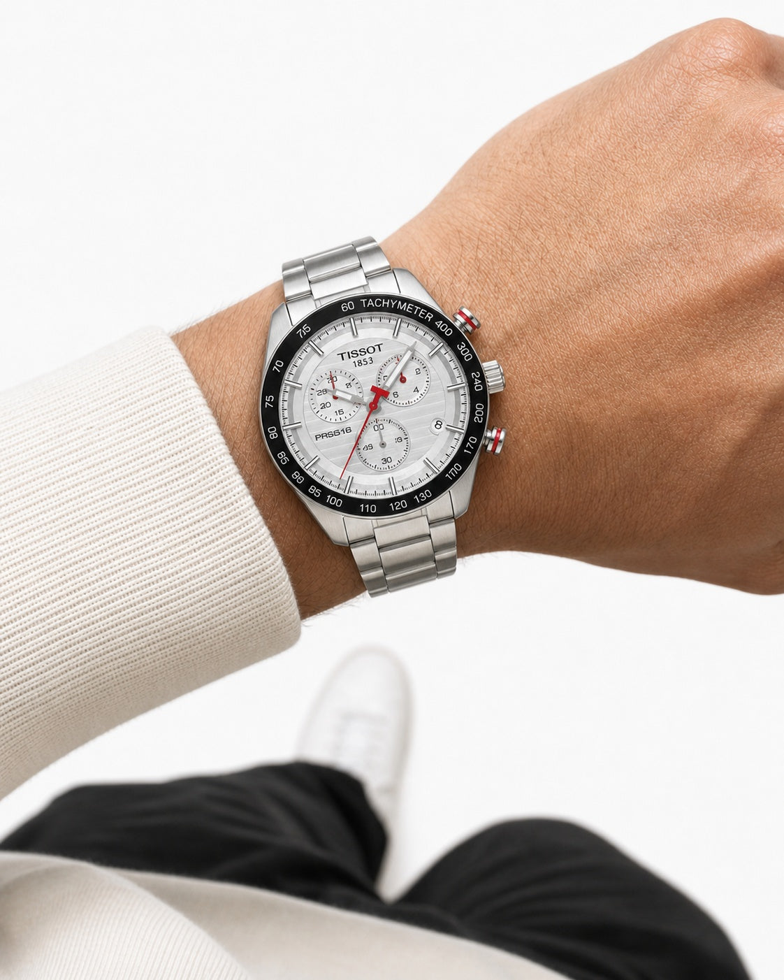 Tissot Watch 42mm T100.417.11.031.00 wrist shot