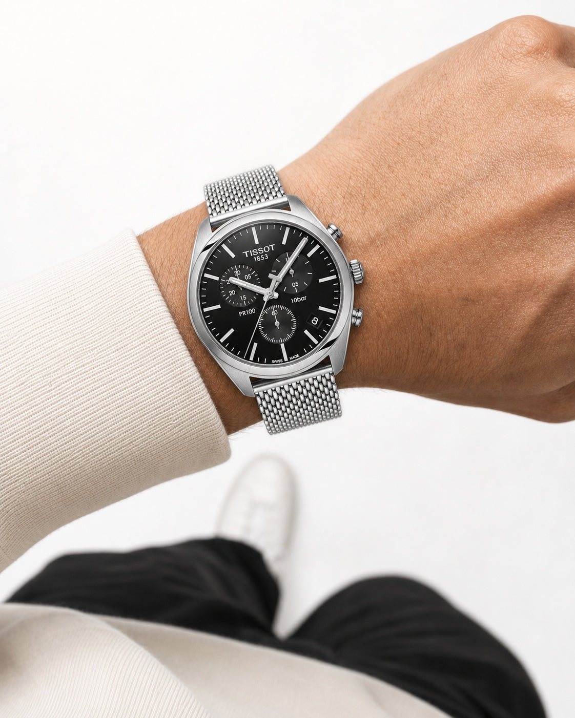 Tissot Watch 41mm T101.417.11.051.01 wrist shot