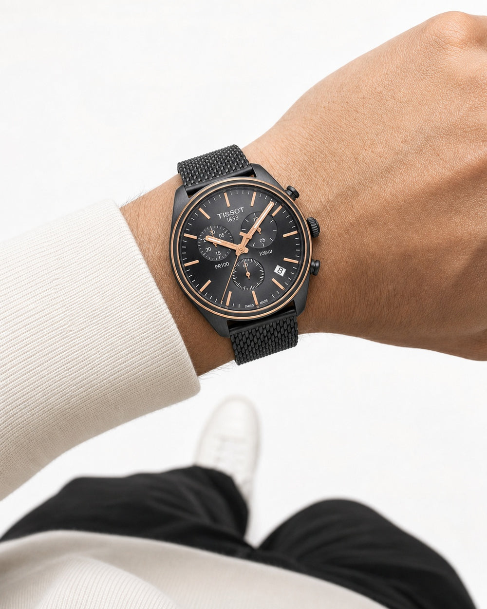 Tissot PR 100 41mm T101.417.23.061.00 wrist shot