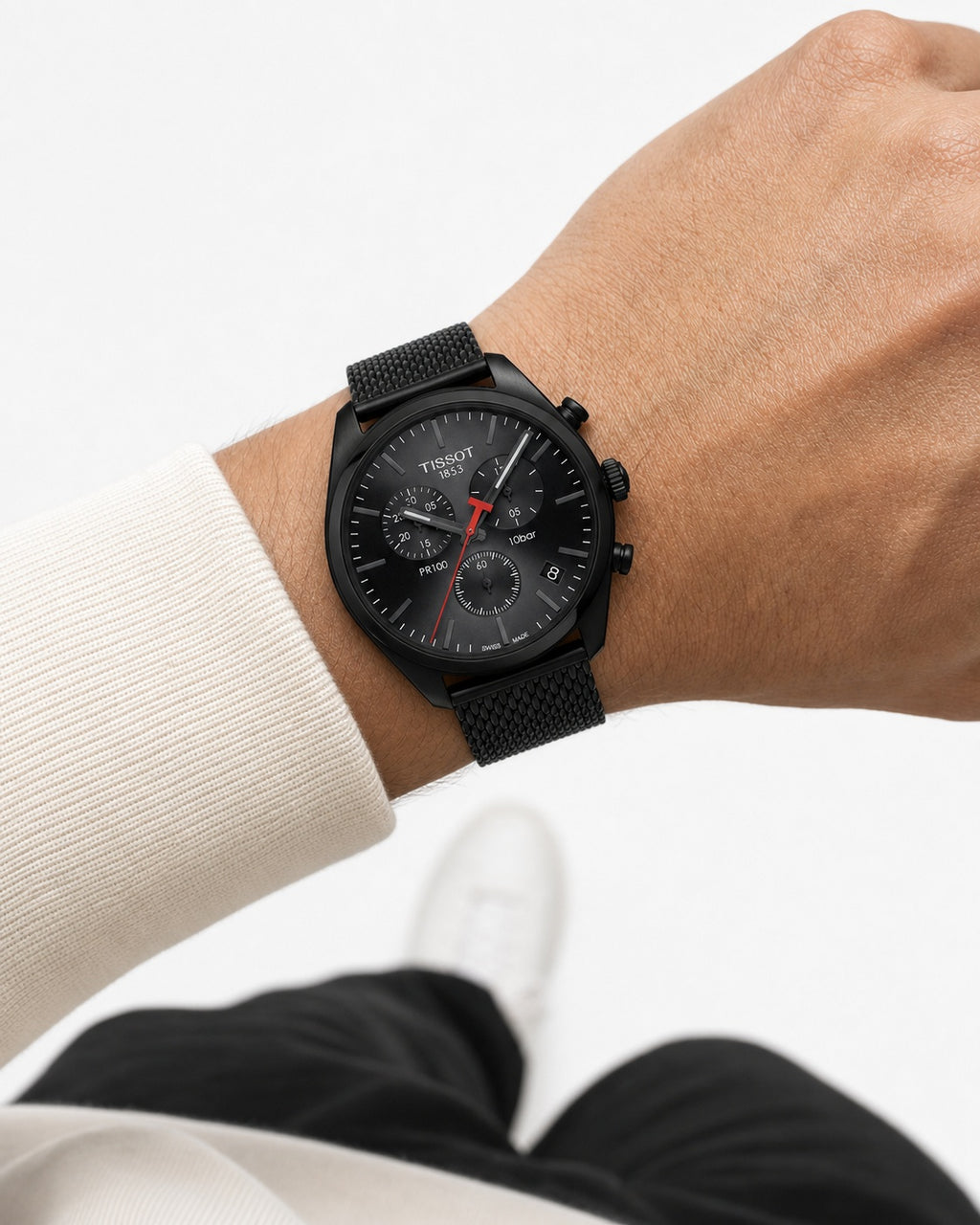 Tissot PR 100 41mm T101.417.33.051.00 wrist shot