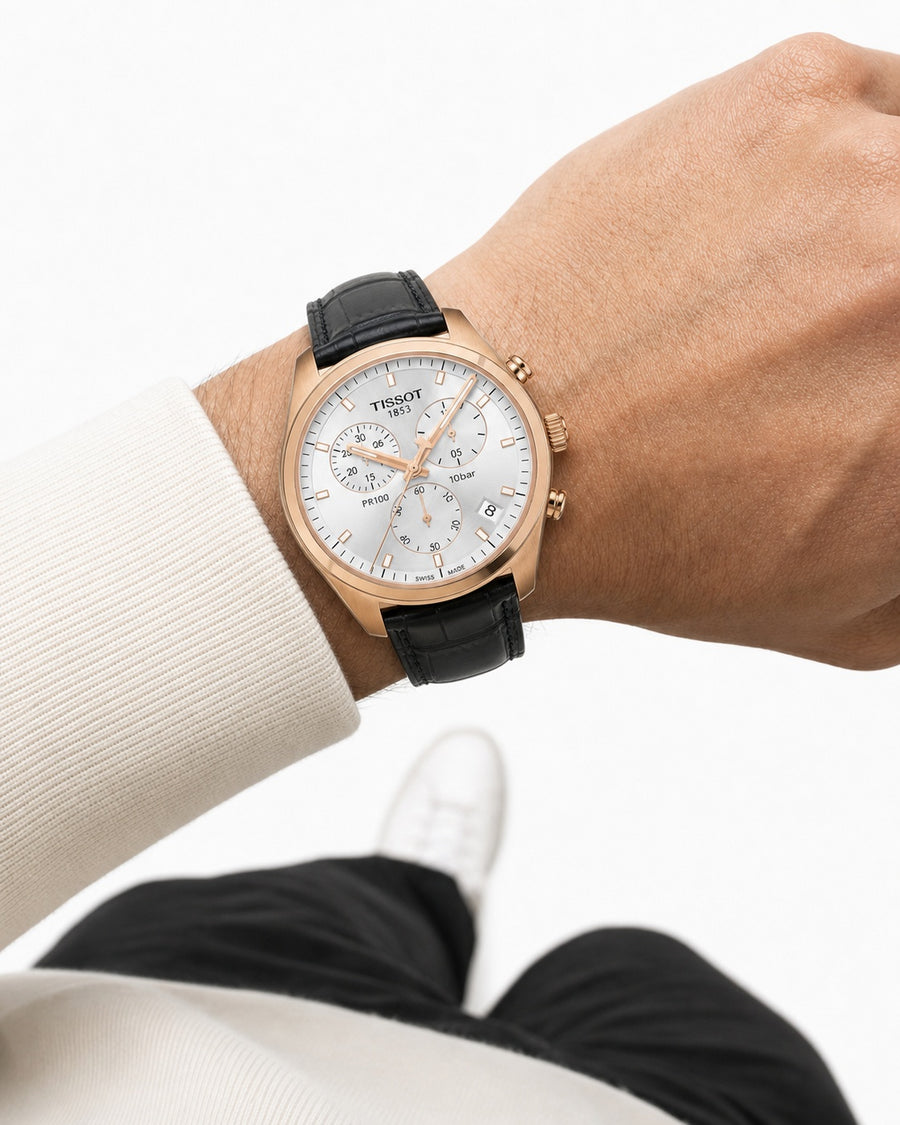 Tissot Watch 41mm T101.417.36.031.00 wrist shot