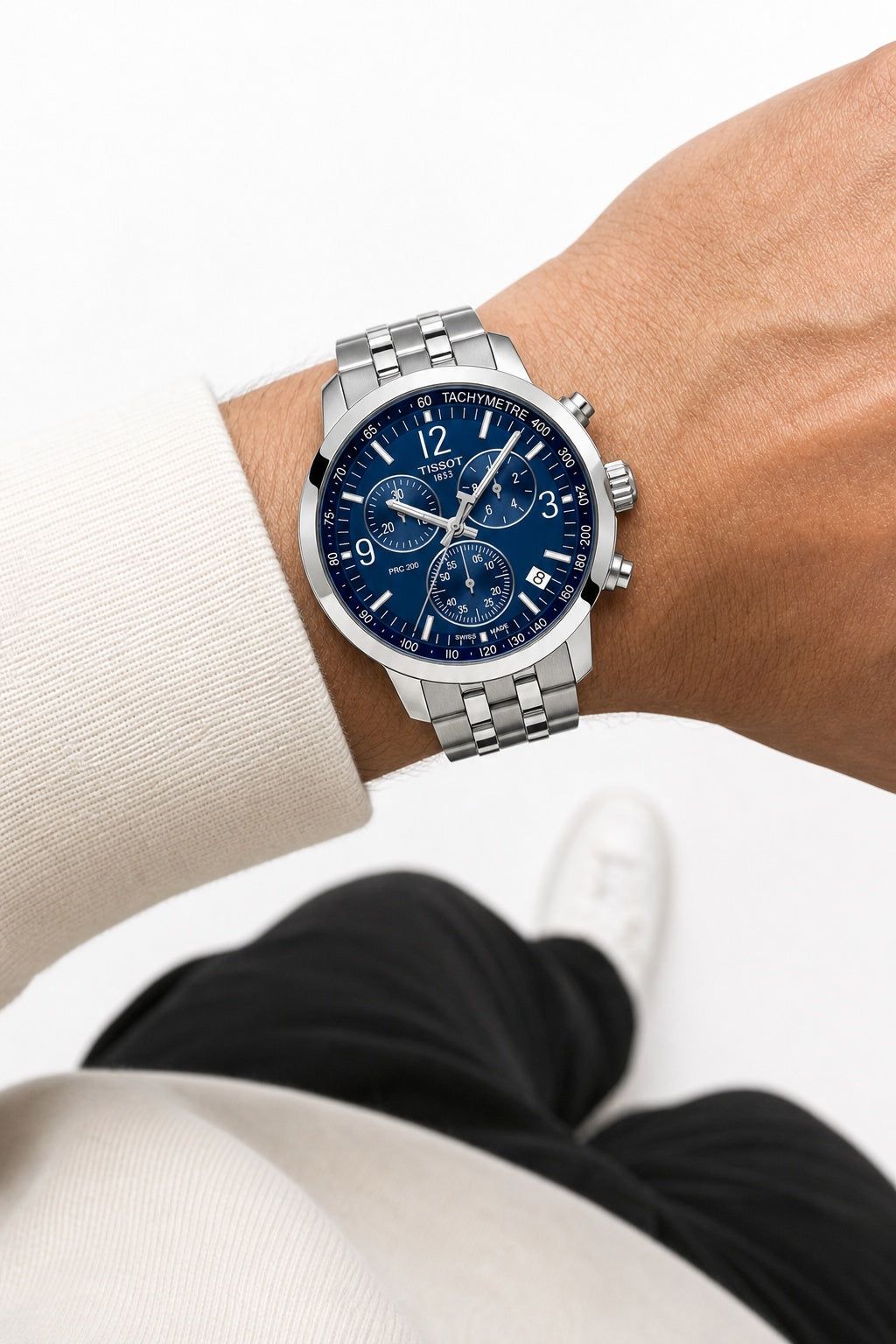 Tissot PRC 200 43mm T114.417.11.047.00 wrist shot
