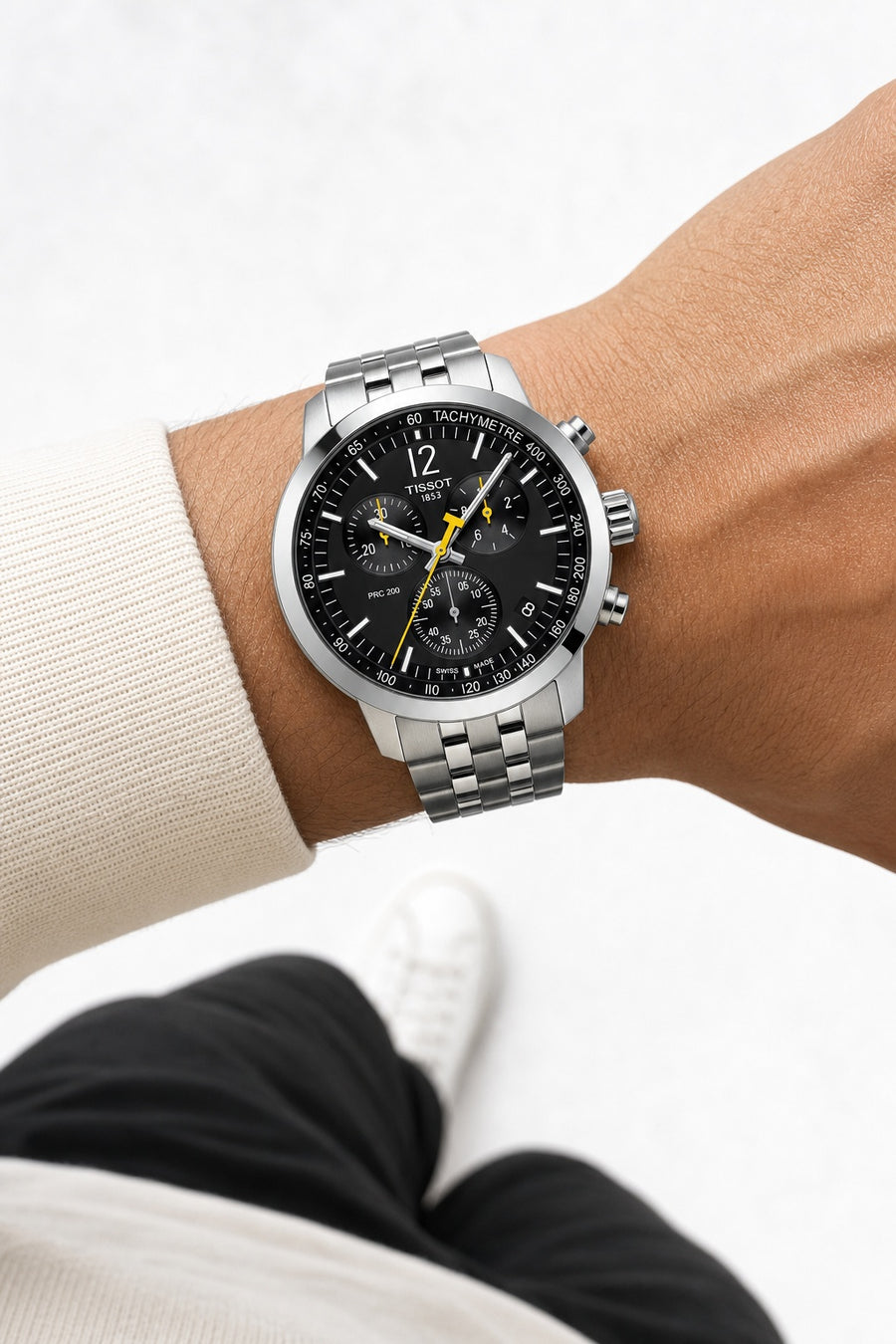 Tissot PRC 200 43mm T114.417.11.057.00 wrist shot