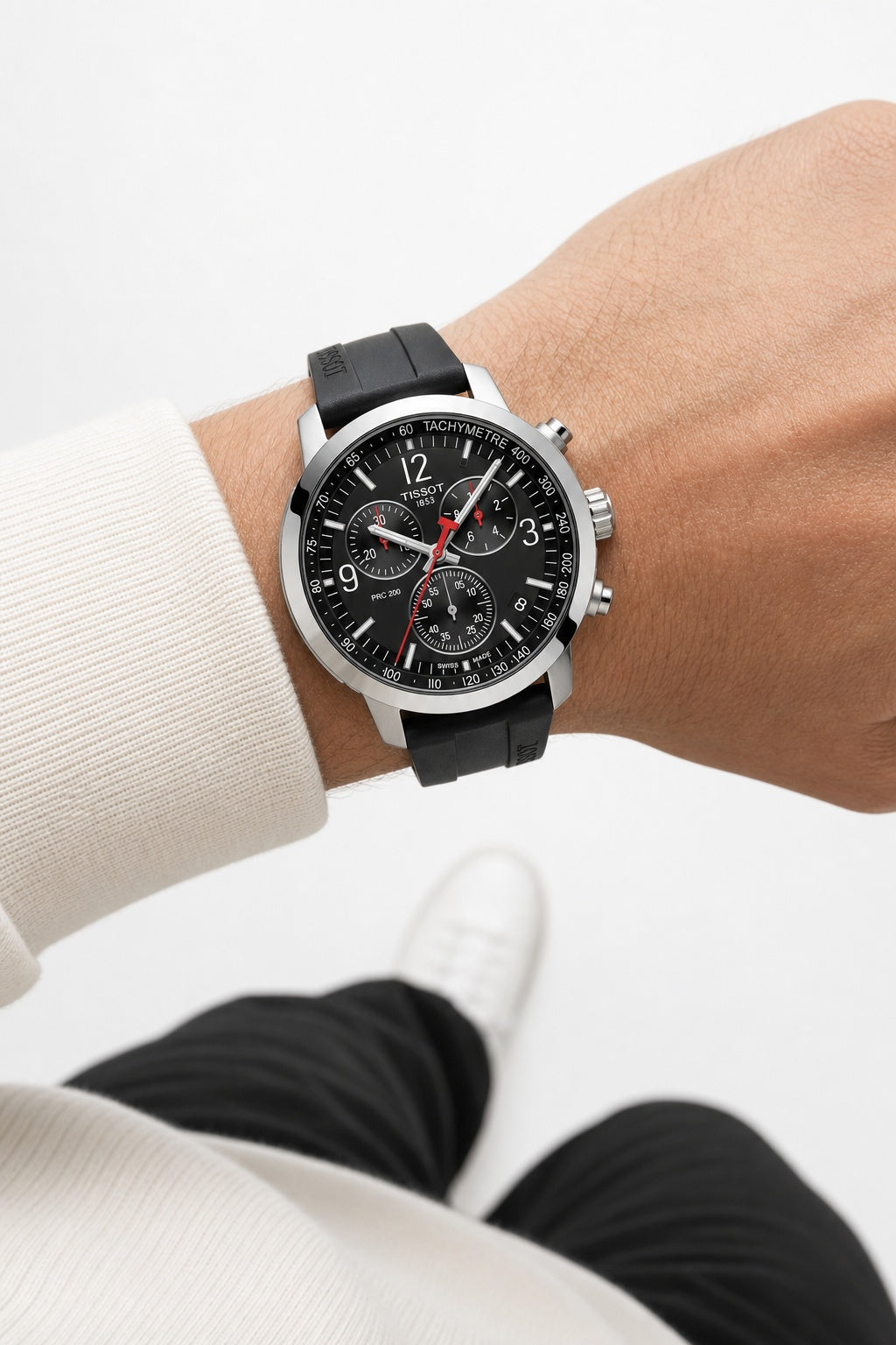 Tissot PRC 200 43mm T114.417.17.057.00 wrist shot