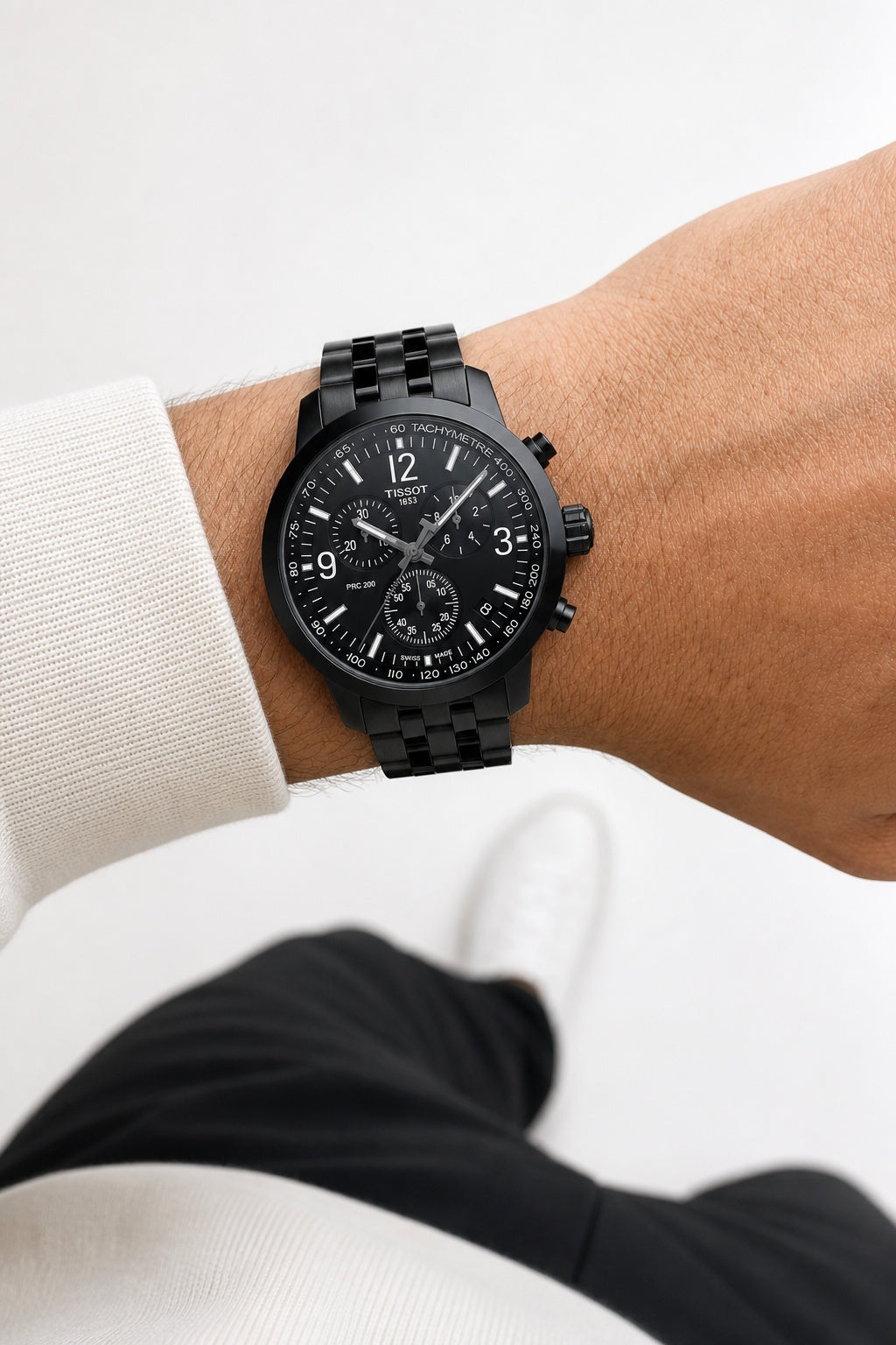 Tissot PRC 200 Chronograph T114.417.33.057.00 wrist shot