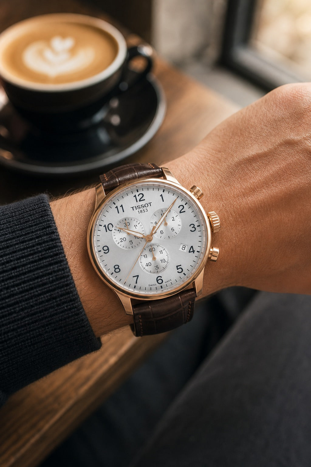 Tissot Chrono XL Classic T116.617.36.037.00 wrist shot