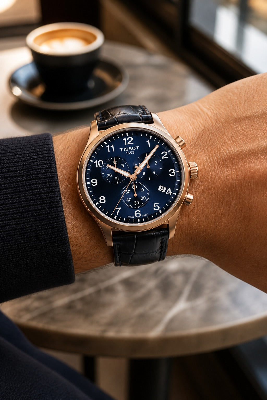 Tissot Chrono XL Classic 45mm T116.617.36.042.00 wrist shot