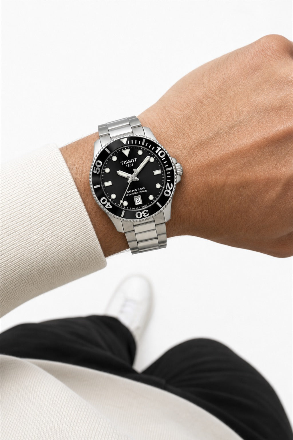 Tissot Seastar 1000 36mm T120.210.11.051.00 wrist shot