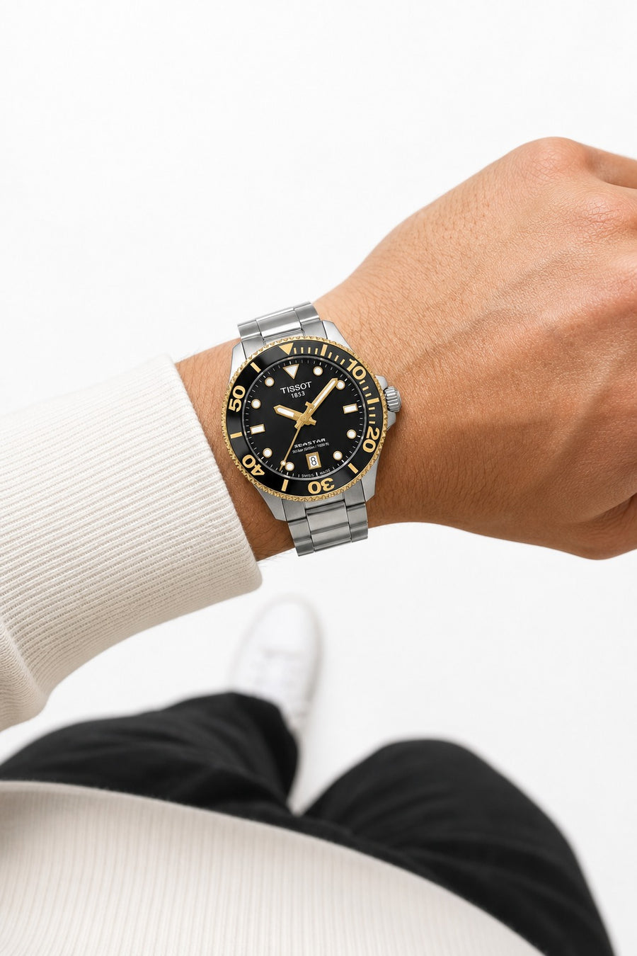 Tissot Seastar 1000 36mm T120.210.21.051.00 wrist shot
