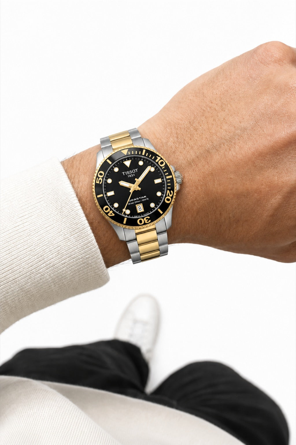 Tissot Seastar 1000 36mm T120.210.22.051.00 wrist shot
