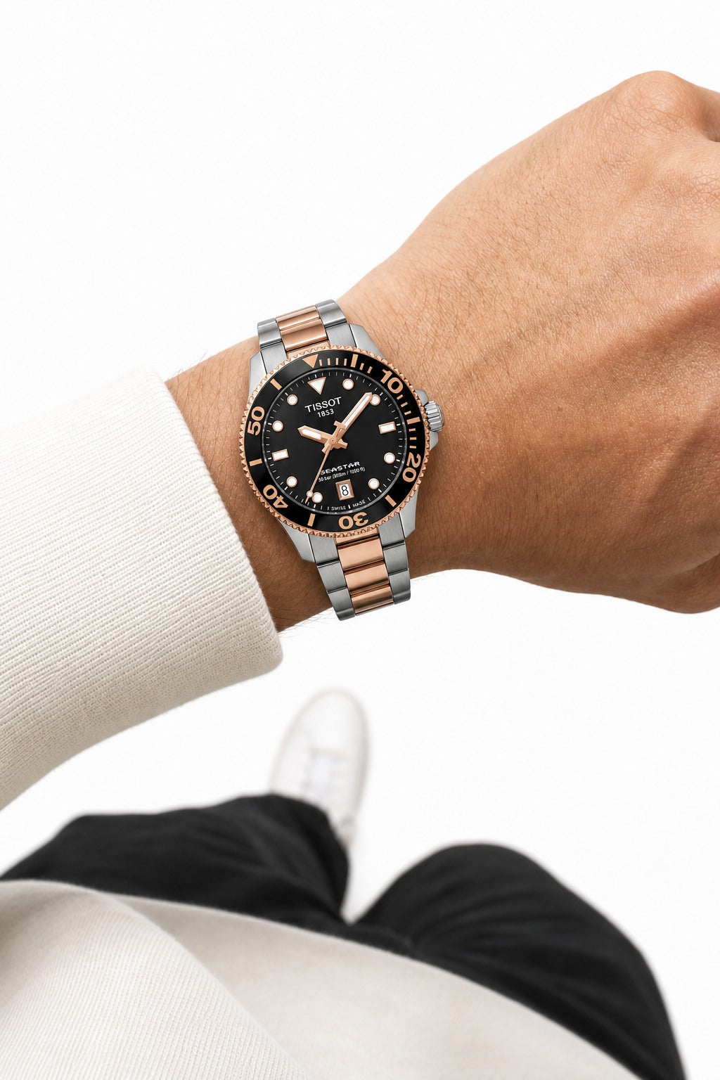 Tissot Seastar 1000 36mm T120.210.22.051.01 wrist shot