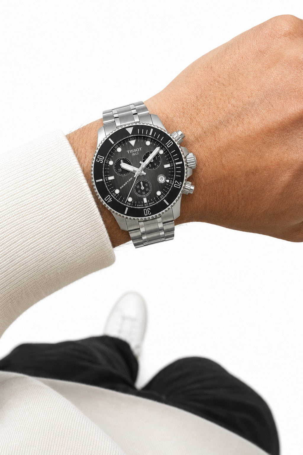 Tissot Seastar 1000 38mm T120.217.11.061.00 wrist shot