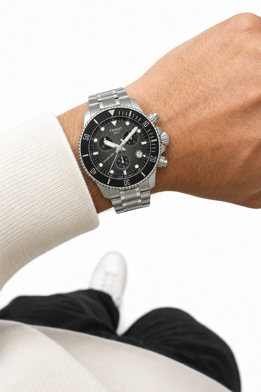 Tissot Seastar 1000 38mm T120.217.11.061.00 wrist shot