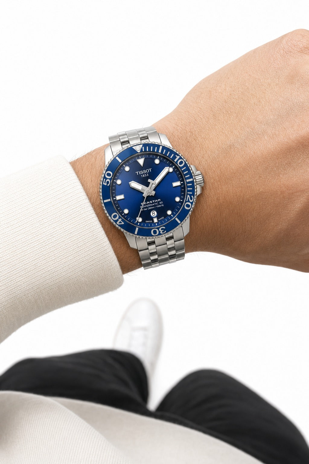 Tissot Seastar 1000 Powermatic 80 T120.407.11.041.00 wrist shot