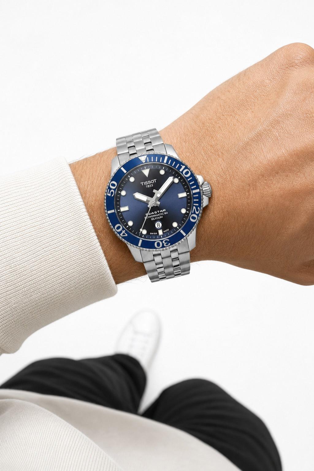 Tissot Watch 43mm T120.407.11.041.01 wrist shot