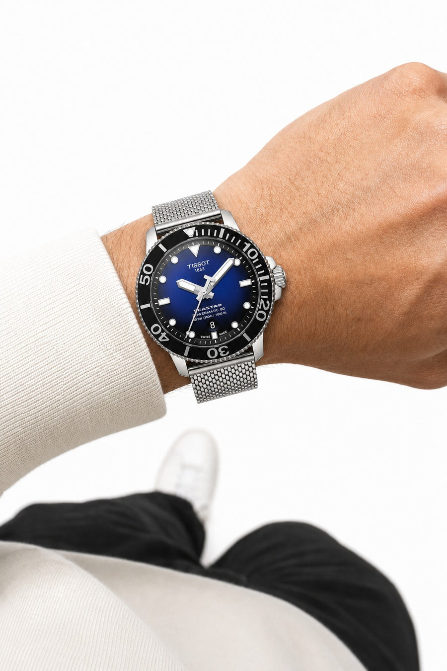 Tissot Seastar 1000 Powermatic 80 T120.407.11.041.02 wrist shot