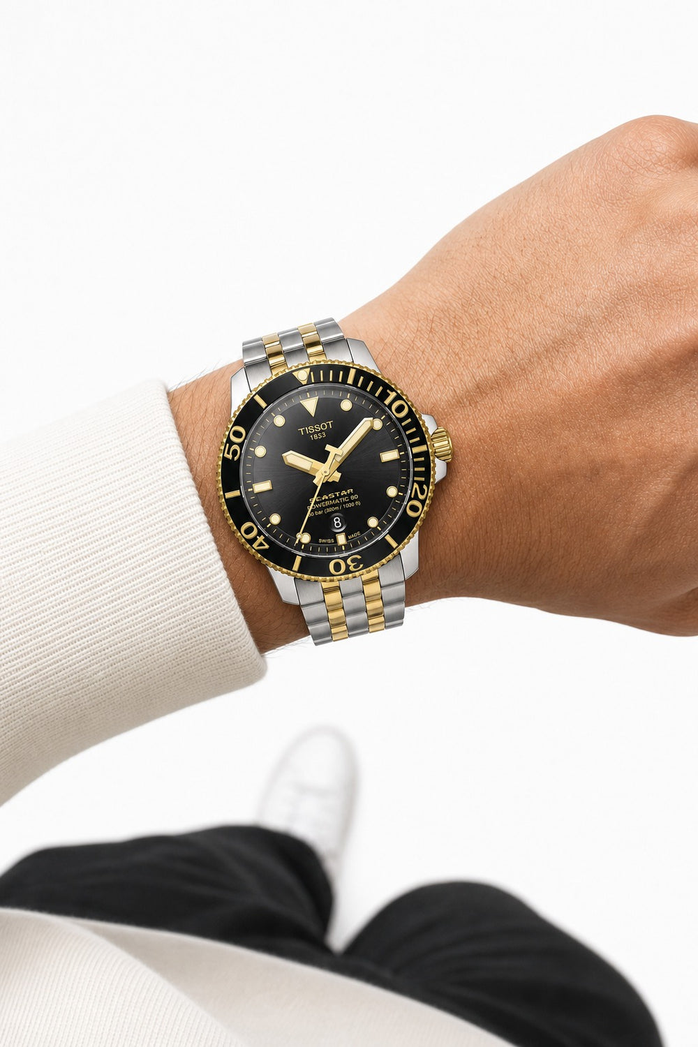 Tissot Seastar 1000 Powermatic 80 T120.407.22.051.00 wrist shot