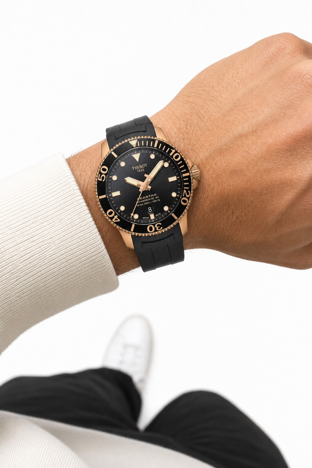 Tissot Seastar 1000 Powermatic 80 T120.407.37.051.01 wrist shot