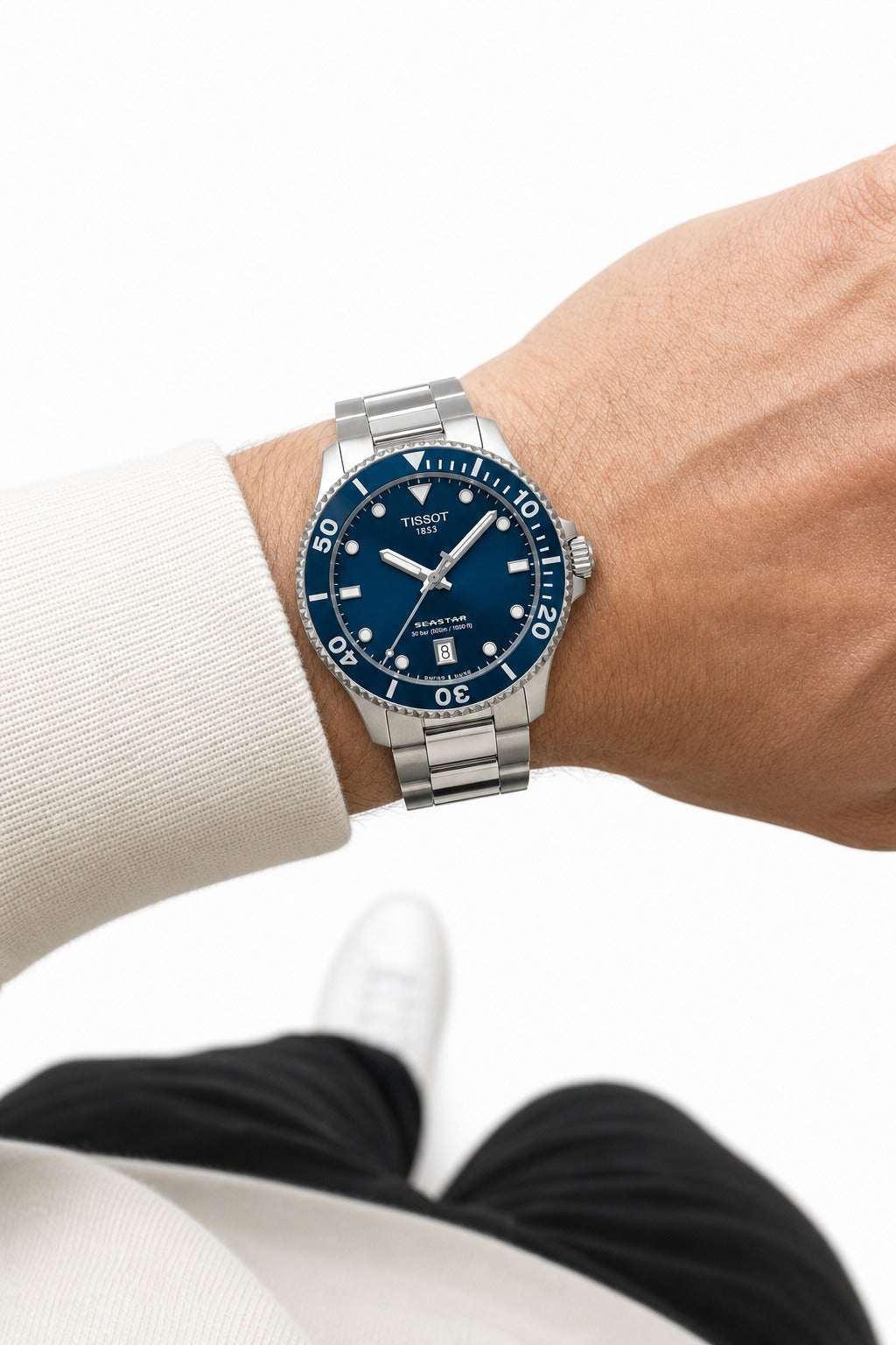 Tissot Seastar 1000 40mm T120.410.11.041.00 wrist shot