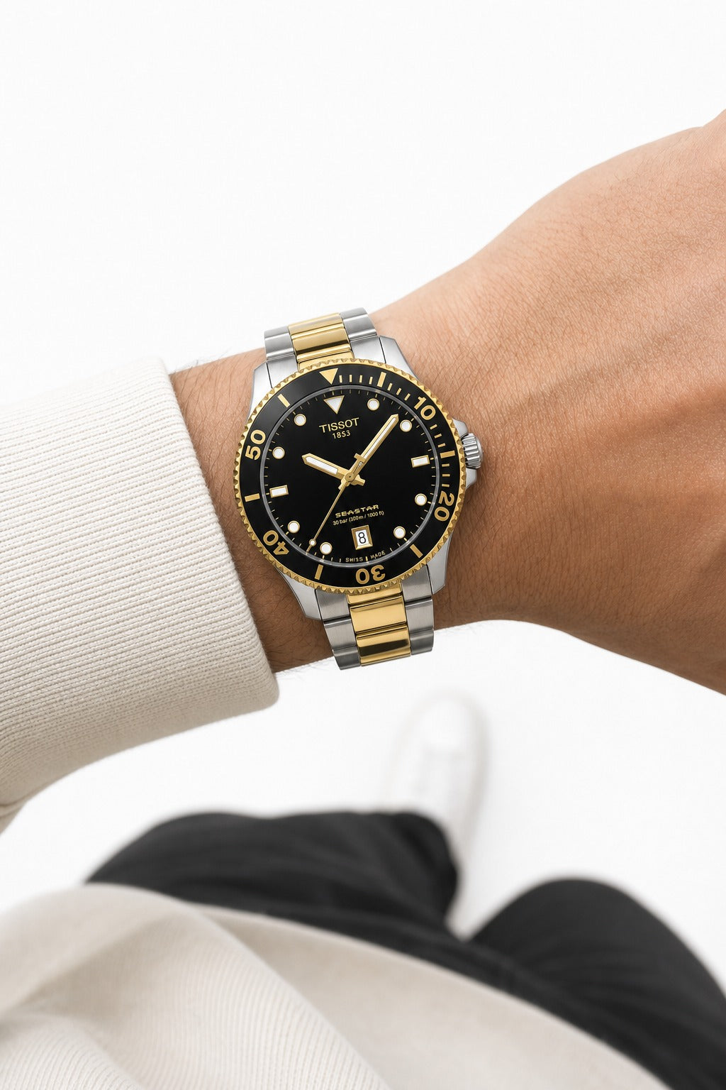 Tissot Seastar 1000 40mm T120.410.22.051.00 wrist shot