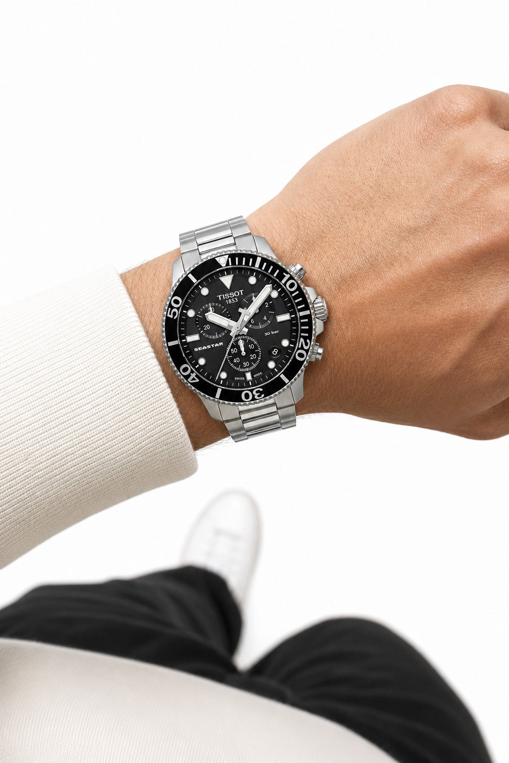 Tissot Seastar 1000 45.5mm T120.417.11.051.00 wrist shot