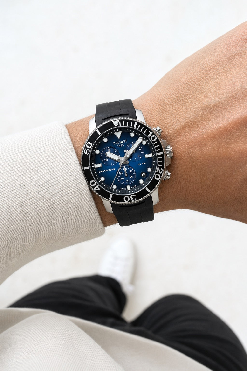 Tissot Seastar 1000 45.5mm T120.417.17.041.00 wrist shot