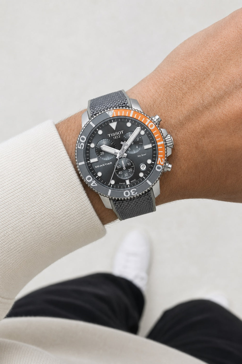 Tissot Seastar 1000 45.5mm T120.417.17.081.01 wrist shot