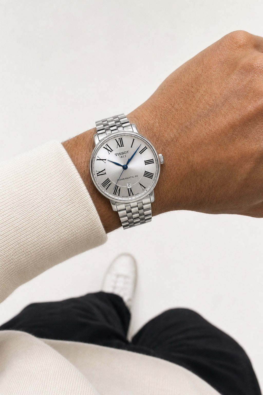Tissot Watch 40mm T122.407.11.033.00 wrist shot