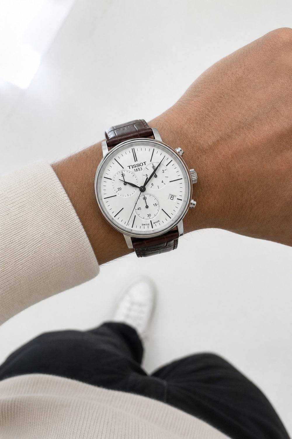Tissot Carson Premium Chronograph T122.417.16.011.00 wrist shot
