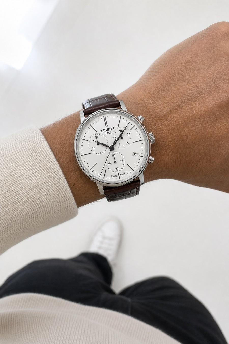 Tissot Carson Premium Chronograph T122.417.16.011.00 wrist shot