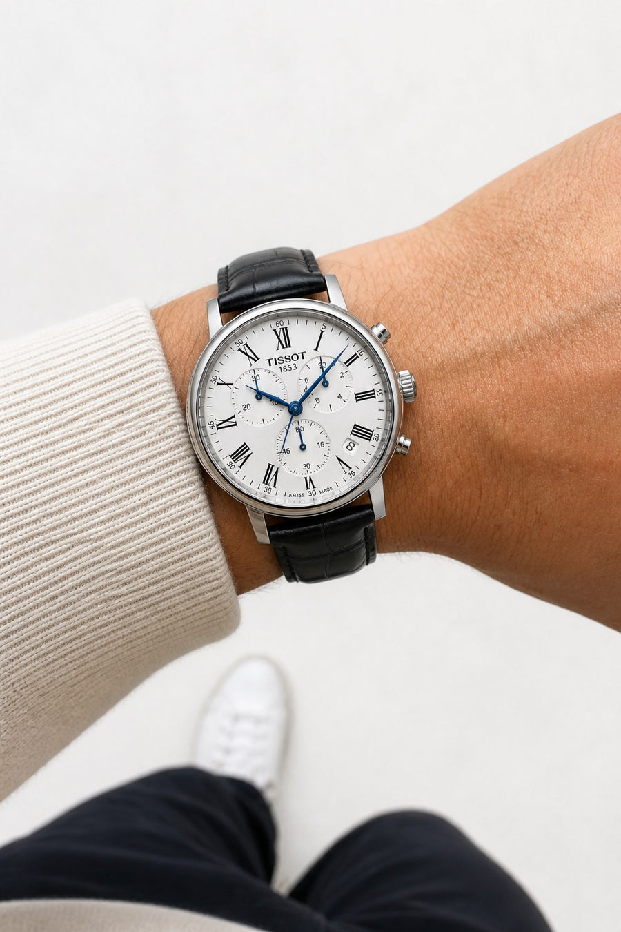 Tissot Watch 41mm T122.417.16.033.00 wrist shot
