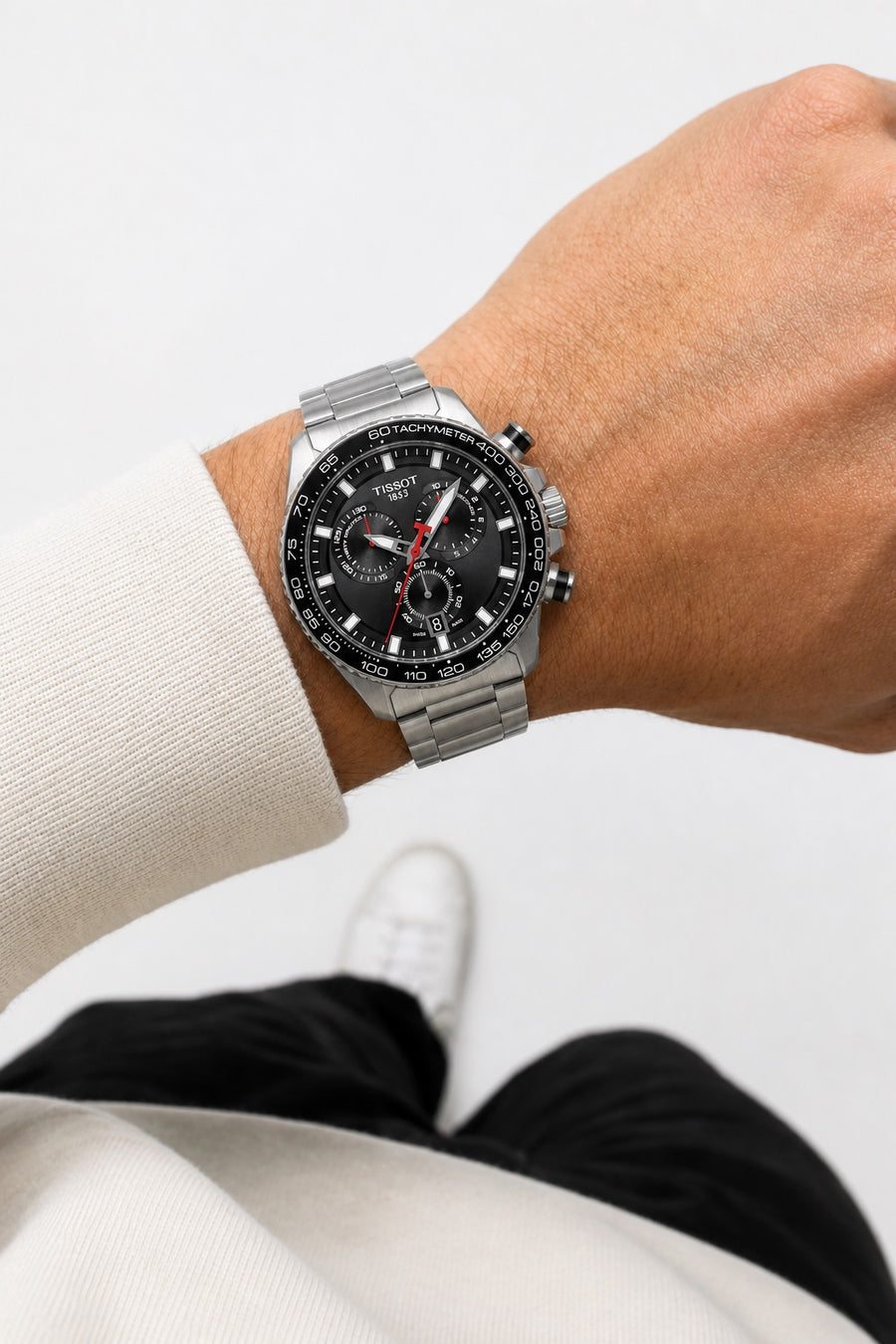 Tissot Supersport Chrono 45.5mm T125.617.11.051.00 wrist shot